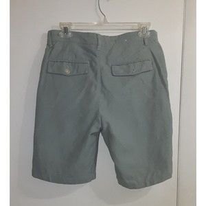 Zara Shorts Mens Size 29 Green Flat  Shorts cotton & linen